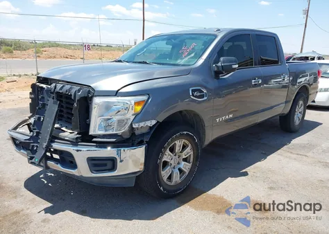 2017 Nissan Titan Sv из США, поврежденный, VIN 1N6AA1EK0HN545838